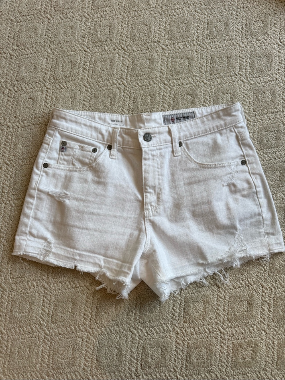 AG The Bryn Ex-Boyfriend Cut-Off in White